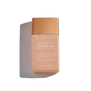 Sigma Beauty Skin Perfector Hydrating Tint (3 - Medium Golden Tint) — Skin Tint Foundation For Lightweight, Buildable Coverage, With Hyaluronic Acid, Niacinamide Serum, And More