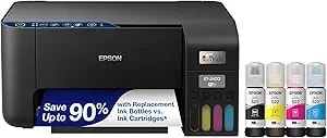 Epson Ecotank Et-2400 Wireless Color All-In-One Cartridge-Free Supertank Printer With Scan And Copy – Easy, Everyday Home Printing, Works With Alexa
