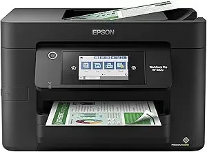 Epson® Workforce® Pro Wf-4820 Wireless Color Inkjet All-In-One Printer, Black, Large