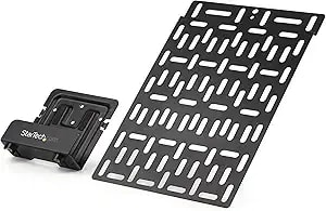 Startech.Com Universal Tv Accessory Mount - Adjustable Tv & Wall Mount Bracket - Media Players/Router/Modem/Av Switches & Extenders/Apple Tv - Hidden Cable Box Mount Behind Tv - 11lb (5kg) (Mdboxmnt)
