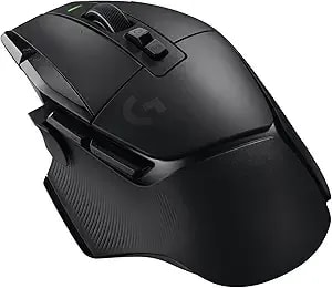 Logitech g502 X Lightspeed Wireless Gaming Mouse: Optical Switches, 13 Buttons, <140 Hrs Battery Life & Usb-C, Infinite Scroll Toggle, Powerplay Wireless Charging Capable, For Pc/Macos - Black
