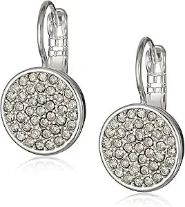 Anne Klein Crystal Pave Stud Earrings
