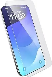 Speck Iphone 15 Pro Max Glass Screen Protector - Fits 6.7 Inch Iphone 15 Pro Max Screen - Ultra-Thin Glass - Scratch & Shatter Resistant, Easy Install, No Fingerprints - Shieldview Glass - Clear