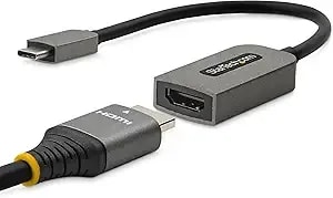 Startech.Com Usb-C To Hdmi Adapter, 4k 60hz Video, hdr10, Usb-C To Hdmi Monitor Dongle, usb4 / Thunderbolt Compatible