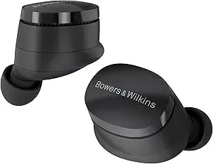 Bowers & Wilkins pi6 Wireless Earbuds-Storm Grey, In-Ear Wireless Bluetooth Earphones With Aptx Adaptive & 12mm Drivers, Bespoke Active Noise Cancelling Earbuds, 3 Built-In Mics, 15-Min Quick Charging