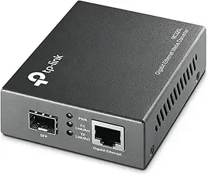 Tp-Link mc220l - Gigabit Sfp To rj45 Fiber Media Converter - Fiber To Ethernet Converter - Plug And Play - Durable Metal Casing - Versatile Compatibility - Auto-Negotiation - Ul Certified