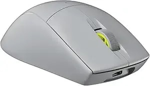 Corsair m75 Air Wireless Ultra-Light Fps Gaming Mouse – 26,000 Dpi – Ultra-Fast Input – Symmetric Shape – Icue Compatible – Pc, Mac – Light Gray