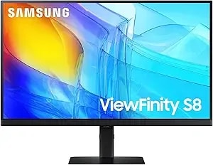 Samsung 27-In Viewfinity s8 (s80d) 4k Uhd hdr10 High Resolution Computer Monitor With Ergonomic Stand - ls27d802eanxgo
