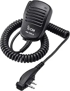 Icom Hm-158la Compact Speaker Mic W/ Alligator Clip