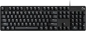 Logitech g413 Se Full-Size Mechanical Gaming Keyboard - Backlit Keyboard With Tactile Mechanical Switches, Anti-Ghosting, Compatible With Windows, Macos - Black Aluminum