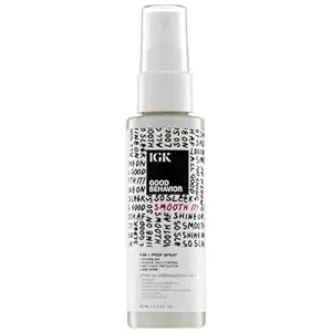 Igk Good Behavior 4-In-1 Prep Spray Travel - Leave In + Detangle + Heat Protectant - Vegan + Cruelty Free - 2 Oz