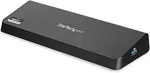 Startech.Com Usb 3.0 Docking Station - 4k - Hdmi / Displayport - With Fast Charge / Ethernet / Audio - Universal Docking Station