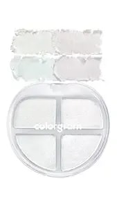 Colorgram Tintin Dory Eyeshadow Palette 01 Glitter Dory - 4 Color Compact Palette With Silky Smooth Texture & Strong Pigmentation - Travel-Friendly Collectible With Vibrant Shades