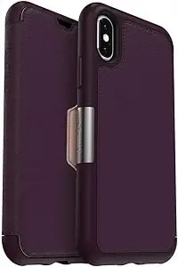 Otterbox Strada Series Case For Iphone Xs & Iphone X - Retail Packaging - Royal Blush (Winter Bloom/Cameo Rose)