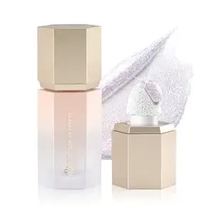 Color Nymph Gel Liquid Highlighters Chameleon Liquid Makeup Highlighter With Sponge Tip For Face Eye Body Cream Glint Highlighter - 02# Fluorescent Light Purple