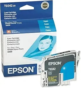 Epson t034220 Cyan Ink Cartridge