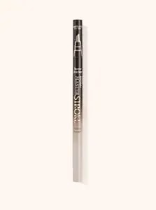 Absolute New York Master Stroke Brow Marker, Creates Precise Hair Like Strokes, Brow Brush (memb02 Dark Brown)