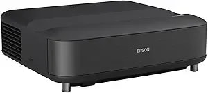 Epson Epiqvision ls650 Ultra Short Throw 3-Chip 3lcd Smart Streaming Laser Projector - 4k Pro-Uhd - Hdr - 3,600 Lumens - Up To 120" - Setting Assistant - Android Tv - Sound By Yamaha - Black