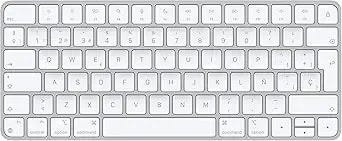 Apple Magic Keyboard: Wireless, Bluetooth, Rechargeable. Works With Mac, Ipad, Or Iphone; Spanish - White