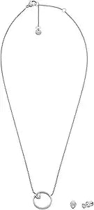 Skagen Women'S Kariana Pebble & Gold-Tone Stainless Steel Pendant Necklace