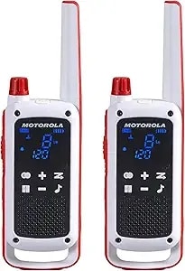 Motorola Solutions Red Cross t478 Talkabout White Rechargeable Emergency Preparedness 35-Mile 2-Way Radio