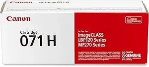 Canon Genuine 071 Black Toner Cartridge High Capacity Compatible With lbp122dw, mf272dw, mf273dw, mf275dw