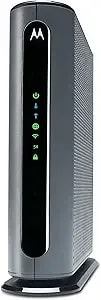 Motorola mg7700 Modem Wifi Router Combo With Power Boost - Approved By Comcast Xfinity, Cox And Spectrum - For Cable Plans Up To 800 Mbps - Docsis 3.0 + Gigabit Router