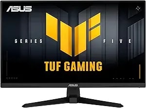 Asus Tuf Gaming Series 5 24” 1080p Gaming Monitor (vg249qm5a) - Full Hd, Fast-Ips, 240hz, 0.3ms, G-Sync Compatible, Freesync Premium, Extreme Low Motion Blur Sync, 99% Srgb, Gaming Ai, 3 Yr Warranty