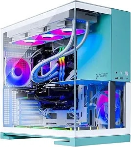 Skytech Gaming Aqua Desktop Pc, Intel Ultra 9 285k 3.7 Ghz(5.7 Ghz Turbo), Amd Rx 9070 Xt 16gb, 1tb Nvme Ssd, 32gb ddr5 Ram 6000 Rgb, 850w Gold Atx 3 Psu, 360mm Argb Aio, Wi-Fi, Win 11