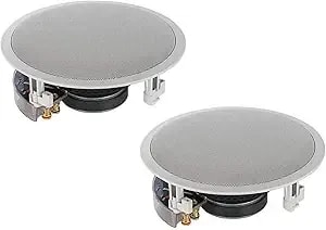 Yamaha Ns iw560c 8" 2 Way In Ceiling Speaker System For Custom Installations (White)