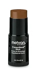 Mehron Makeup Creamblend Stick - Foundation (.75 Ounce) (Light Ebony)