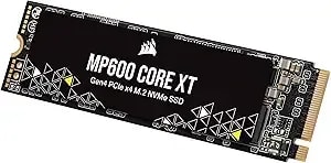 Corsair mp600 Core Xt 2tb M.2 Pcie gen4 Nvme Ssd – Up To 5900mb/S – Qlc Nand – M.2 2280 – For Pcie 4.0 Notebooks And Desktops – Black