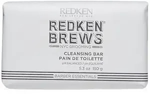 Redken Brews Men'S Cleanse Bar - Multi-Purpose Bar Soap For Face And Body For All Men'S Skin Types, Moisturizing & Deodorizing With Clean & Fresh Scent, 5.3 Fl Oz