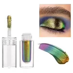 R.Y.M Purple Chameleon Glittering Eye Liner Liquid Glitter Eyeliner Shimmer Quick-Drying Waterproof Chameleon Eyeshadow For Multichrome Eyeshadows Makeup(3#, 0.06 Ounce (Pack Of 1))