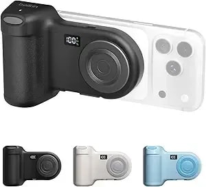 Belkin Stage Powergrip, Magnetic Wireless Charging Camera Grip 9300mah, Power Bank W/Retractable Usb C Cable, Bluetooth, Tripod Attachment, Lcd Screen, Portable Charger For Iphone, Google Pixel, Etc.