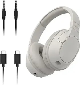 Belkin Soundform Surround Bluetooth Over-Ear Headphones - Environmental Noise Cancelling Headphones - Wireless W/ 60h Playtime & Soft Ear Cups For Iphone, Galaxy, Ipad, Travel, Home, Or Office - Sand
