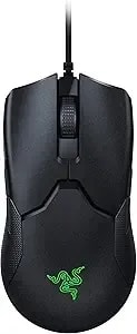 Razer Viper 8k Hz - Ambidextrous E-Sport Gaming Mouse With 8,000 Hz Hyperpolling Technology (Optical Focus + Sensor With 20k Dpi, Optical Mouse Switches, 71g Light) - Black