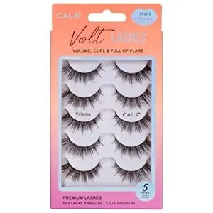 Cala Volt Lashes Volume, Curl & Full Of Flare 5 Pairs (Volume)