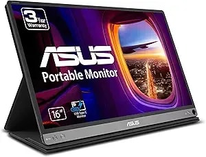 Asus Zenscreen 15.6” 1080p Portable Usb Monitor (mb16ac) - Full Hd (1920 X 1080), Ips, Usb Type-C, Eye Care, Smart Case, External Screen For Laptop, 3-Year Warranty