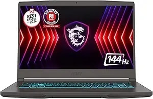 Msi Thin a15 15.6” 144hz Fhd Gaming Laptop: Ryzen 5-7535hs, Nvidia Geforce Rtx 2050, 8gb ddr5, 512gb Nvme Ssd, Cooler Boost 5, Win 11: Black b7ucx-218us