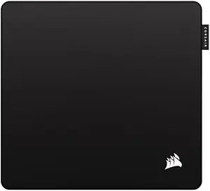 Corsair Mm Pro Control Cloth Medium Gaming Mouse Pad – Esports-Tuned Surface For Precision & Micro-Adjustments, 4mm Thick Non-Slip Base, Durable Stitched Edges – Black