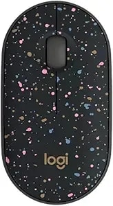 Logitech m340 Wireless Mouse With Limited Edition Prints, Usb Receiver And Silent Clicks, Portable Wireless Mouse For Laptop, Pc, Windows, Chrome, Surface – Speckles