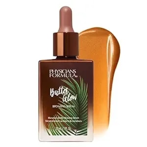 Physicians Formula Butter Glow Bronzing Serum, Innovative & Nourishing Skincare Bronzing Drops For Radiant, Natural Sunkissed Complexion - Sunkissed Glow