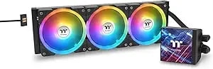 Magfloe 360 Ultra Cpu Liquid Cooler/Intel&Amd Compatible/ 3x120mm 500~2000rpm Swafan Ex/ 360mm Radiator/Magforce 2.0/3.95" Square Lcd/Swappable Fan Blades/Black/Cl-w432-pl12sw-A