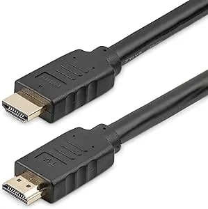 Startech.Com 30ft (10m) HDMI 2.0 Cable - 4K 60Hz Active HDMI Cable - CL2 Rated For In Wall Installation - Long Durable High Speed UHD HDMI Cable - HDR, 18Gbps - Male To Male Cord - Black (HD2MM10MA)