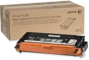 Toner, Copier, Phaser 6280 - Black 3,000 Page Yield, Xerox, Phaser 6280