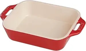 Staub Ceramic 13-Inch X 9-Inch Rectangular Baking Dish - Cherry