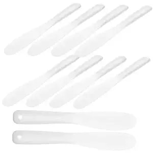 Beaupretty 10pcs Cosmetic Mixing Spatulas Multifunctional Makeup Tools For Blending Stirring And Mixing And Easy To Clean Face Applicator Spatulas For Skincare And Makeup Applications