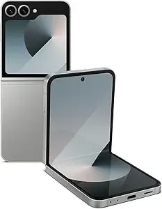 Samsung Galaxy Z Flip 6, 256gb, Silver Shadow - Locked To At&T (Renewed)