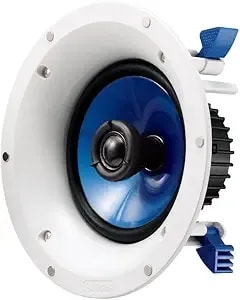 Yamaha Ns-ic600 110 Watt 6.5-Inch 2-Way In-Ceiling Speakers - Pair (White)